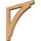 Ekena Millwork Thorton Block Smooth Bracket, Western Red Cedar, 3 1/2"W x 38"D x 38"H BKT04X38X38THR05SWR - alternate 1